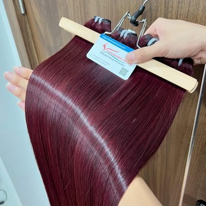 Cheveux vietnamiens bruts raides en os Extensions de cheveux humains Trame de cheveux à double tirage Couleur naturelle - Product Image 5