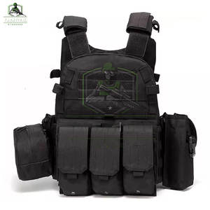 Chaleco Táctico de Talla Grande al por Mayor, para Uso en Exteriores, Nailon/Poliéster, Color y Logotipo Personalizados, Alta Calidad, Cuello en V, MOQ Bajo - Product Image 6