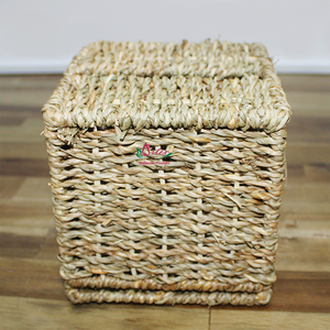 Caja de pañuelos de paja tejida, artesanía natural hecha a mano, decoración ecológica para el hogar, Vietnam - Product Image 6