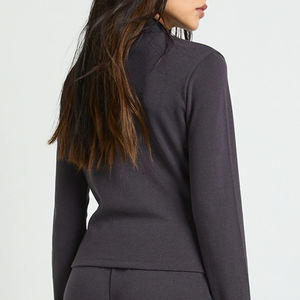 Tenue décontractée et tendance pour femmes avec logo personnalisable / Manches longues et col rond, design décontracté avec taille élastique - Product Image 5