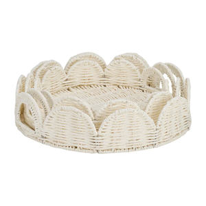 เครื่องใช้บนโต๊ะอาหารลายหอยเชลล์ที่ดูสะดุดตาสำหรับตกแต่งบ้านถาดเสิร์ฟหญ้าทะเลจากเวียดนามดีไซน์แบบศิลปะ - Product Image 4