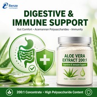 Extrait d'Aloe Vera 200:1 en poudre lyophilisée pour complément de soin de la peau et soin buccal