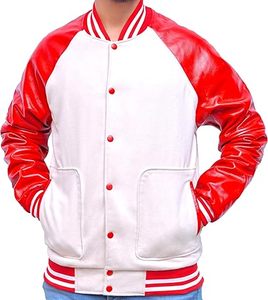 Fabricante personalizado de alta calidad Vintage invierno y otoño de los hombres de cuero de béisbol Letterman Varsity chaquetas - Product Image 1