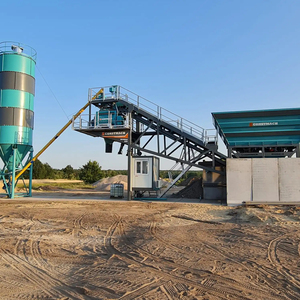 Planta de hormigón prefabricado móvil de 60 m3/h, hormigón de mezcla seca para trabajos de hormigón prefabricado, 10 años CE ISO9001 - Product Image 2