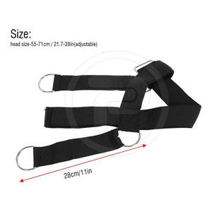 Arnés de cabeza personalizado para hombre, accesorio de equipo de fitness, diseño cómodo ajustable, precio al por mayor, novedad - Product Image 2