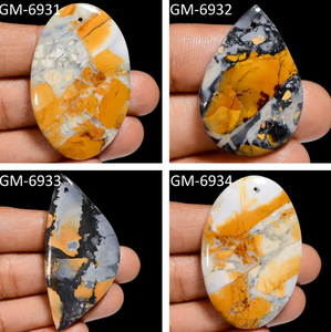 Exquisito colgante de piedras preciosas de jaspe Maligano Natural hecho a mano, joyería única y colorida para cada ocasión - Product Image 5