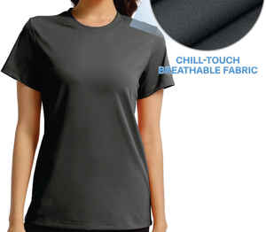 Camisetas de manga corta para hombre y mujer, moda informal, redefinida, holgada, de punto pesado, con acabado bordado - Product Image 5