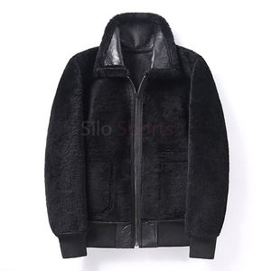 Otoño Invierno Hombres Chaqueta de cuero Mejor calidad Hombres Chaqueta de cuero Transpirable Chaqueta de cuero genuino Hombres - Product Image 3
