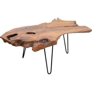 Mesa de Centro de Madera de Mango Maciza, Diseño Moderno, Duradera, Ecológica, para Uso Comercial, Centros Comerciales, Hoteles, Escuelas, Salas de Estar y Dormitorios de Lujo - Product Image 6