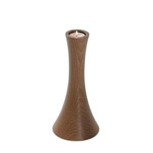 Porte-bougie rond en bois fait main pour la décoration de la maison et de Noël, taille personnalisable, fabriqué en Inde - Product Image 2