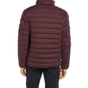 Chaqueta acolchada transpirable de alta calidad de diseñador 2025 para hombres con capucha Lona de invierno pesada logotipo frontal personalizable precio bajo - Product Image 5