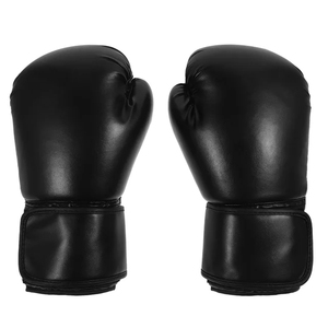 ถุงมือชกมวยหนังวัวสีทองผูกเชือกถุงมือฝึกชกมวยสำหรับผู้ใหญ่ - Product Image 5