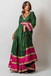 Robe Afghane Kuchi avec robe tribale traditionnelle brodée à la main pour les femmes 2025 Robe de festival Afghan Kuchi Culture pachtoune - Product Image 6