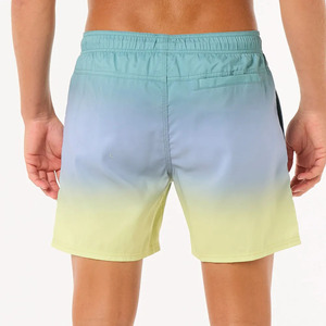 2025 hommes écologique motif solide Boardshorts Vintage Streetwear Shorts chauds pour plage Surf et natation troncs confortables - Product Image 2