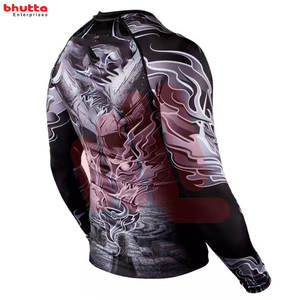 Conception unique Rash Guard hommes Sublimation bas quantité minimale de commande personnalisé Odm le plus populaire Rash Guard pour hommes - Product Image 2