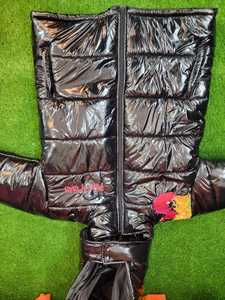 แจ็กเก็ตหนังสำหรับทั้งชายและหญิงเสื้อแจ็กเก็ตหนังดีไซน์ใหม่พร้อมพิมพ์ลายปักโลโก้ - Product Image 5