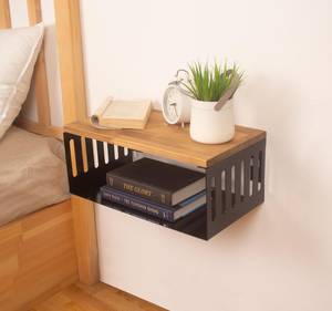 Handmade Smart Solid Wood Modern <b>Floating</b> Nightstand with 2 <b>Drawers</b> Eco-Friendly Design for Bedroom Living Room & Home Office - Product Image 4
