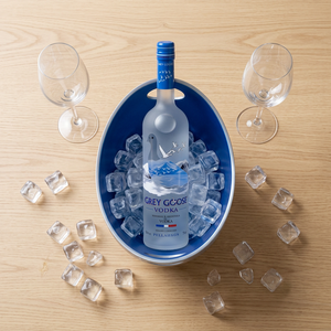 Cubo de Hielo de Doble Pared para 4 Botellas, Acabado Plástico con Luces LED para Salón y Club, OEM, Personalizado OEM - Product Image 6