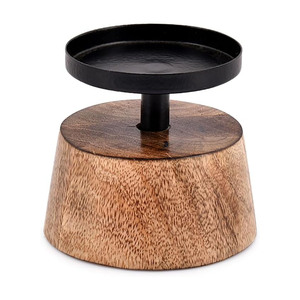 Porte-bougie métallique fait à la main d'excellente qualité pour Table à manger Café Bar Noël Ramadan Diwali Nouvel An - Product Image 1