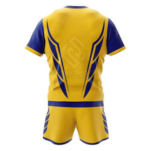 Fabricación de fábrica Diseño único Uniforme de rugby Logotipo personalizado Impreso Uniforme de rugby de secado rápido - Product Image 2