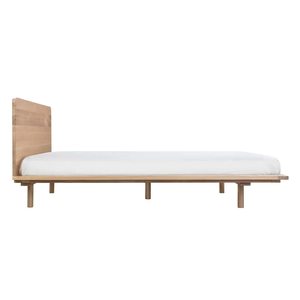 Cadre de lit moderne en teck massif et matériaux de haute qualité pour une utilisation en intérieur dans la chambre. - Product Image 5