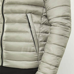 แจ็กเก็ตขนปลาปักเป้าระบายอากาศได้ดีเป็นมิตรกับสิ่งแวดล้อมสำหรับผู้ชายความหนามาตรฐานฤดูหนาวคอตั้ง - Product Image 6