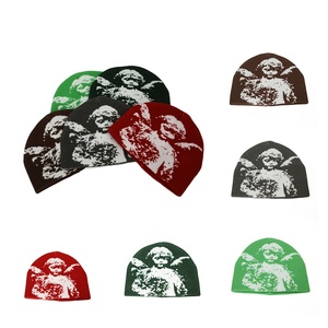OEM diseño 3D bordado estilo de la calle Unisex adulto ajustable Beanie sombreros 100% acrílico dibujos animados camuflaje arcos personaje - Product Image 5