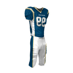 Uniforme de football américain en cuir véritable avec logo personnalisé 2023, haute qualité, tailles plus grandes, ensembles confortables et respirants, vêtements de football - Product Image 3