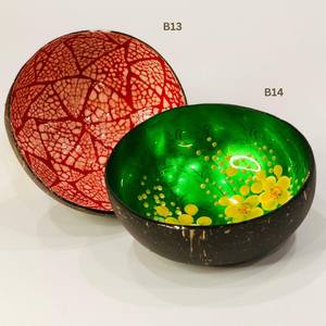 Meilleur prix Bol en coquille de noix de coco de haute qualité poli avec nacre - Product Image 1