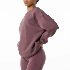 Pull en maille polaire à col roulé pour femme, vente chaude, hiver, broderie sur le devant, personnalisé, luxe, surdimensionné, manches régulières, sweat-shirt - Product Image 2