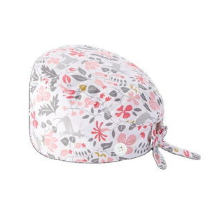 Ajustement de haute qualité taille personnalisée coton bonnet chirurgical chapeaux de gommage hôpital médecin infirmière bonnet de gommage - Product Image 1