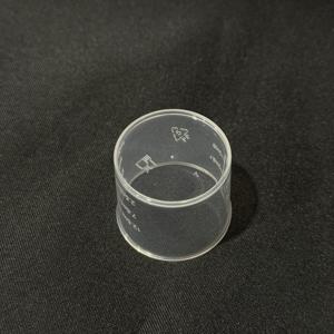 Gobelet gradué transparent de 32 mm en plastique PP durable et résistant à la chaleur, forme cylindrique, fond plat, large ouverture, facile à lire - Product Image 4
