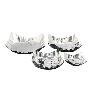 Plateau en acier inoxydable haut de gamme de qualité alimentaire brillant polonais écologique va au lave-vaisselle facile à nettoyer servant à la maison - Product Image 3