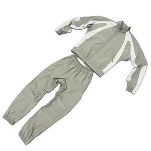 Survêtement coupe-vent à fermeture éclair complète personnalisé pour hommes, ensemble respirant et léger à capuche en nylon tissé avec coupe-vent 2026 - Product Image 5