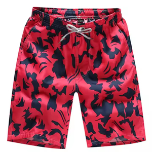 Pantalones Cortos de Baño Personalizados Más Vendidos, 100% Algodón, Estampados, para Hombre, Transpirables, de Secado Rápido, Resistentes al Viento, con Bolsillos de Tela de Lona - Product Image 5