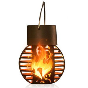 SOLAR <b>TORCH</b> LAMP LED HANGING <b>LANTERN</b> ATMOSPHERE LOFT BROKEN THROUGH - Product Image 1