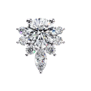 Pendientes de tuerca con diamantes cultivados en laboratorio de oro de 18K, oro de 14K, oro rosa, oro blanco y oro amarillo, versátiles pendientes de aro de oro de 18K - Product Image 5