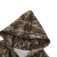 Vêtements de sport pour hommes personnalisés, imprimés par sublimation camouflage, extensibles, respirants, anti-transpiration, UPF50, antimicrobiens, coupe-vent, pour l'extérieur