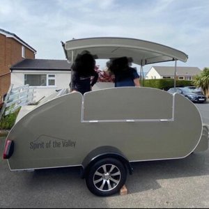 Caravana de Viaje Ligera y Pequeña Tipo Lágrima, Mini Remolque Todoterreno para 4 Personas, Moderna, Lista para Exportar - Product Image 1