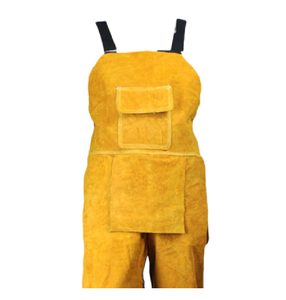 Pantalon de soudeur en cuir Pantalon en cuir ignifuge pour homme avec pour soudeur-Vêtements de travail - Product Image 2