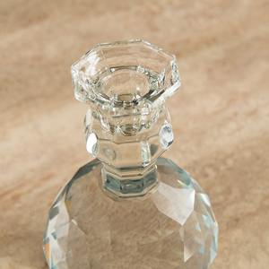 Porte-bougie en verre élégant, centre de table élégant, accent décoratif, romantique et festif, décoration d'intérieur - Product Image 2