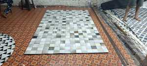 Nouvelle tendance véritable fait à la main en cuir véritable tapis et tapis en cuir de vachette Offre Spéciale Patchwork tapis pour salon grande surface - Product Image 6