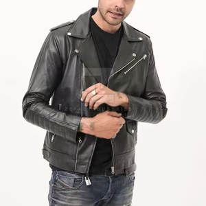 Col personnalisé formel avant logo meilleure couleur Faux cuir veste d'hiver pas cher prix 2025 nouveau Design pour la vente en ligne - Product Image 3