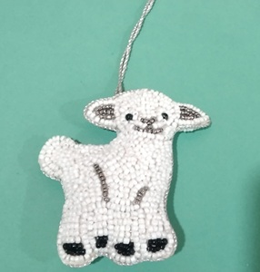 Decoraciones Navideñas Modernas de Alta Calidad con Zari Blanco de 3 Pulgadas, Venta Caliente al por Mayor, Suministros Festivos Económicos y Alegres - Product Image 5