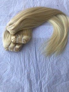 Paquetes sedosos rectos de templo indio con extensión de cabello humano brasileño crudo Paquete de trama de 20 pulgadas Cutícula alineada Proveedor de cabello - Product Image 6