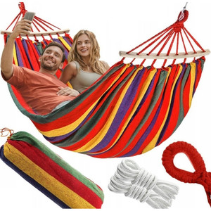Garden <b>hammock</b> on a stand, 2-person hanging swing - Product Image 1