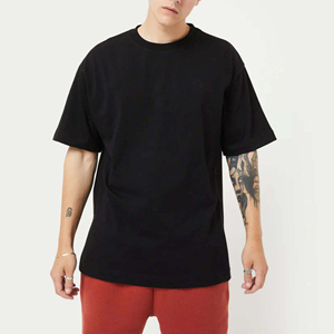 Vêtements pour hommes Prix de gros T-shirt surdimensionné coupe-vent Fabriqué au Pakistan T-shirt quantité minimale de commande bas T-shirts surdimensionnés pour hommes - Product Image 1