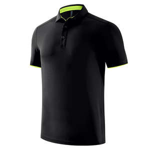 เสื้อโปโลแขนสั้นผู้ชายเสื้อโปโลกอล์ฟผ้าโพลีเอสเตอร์ซักได้100% ออกแบบแบรนด์ของคุณได้ตามต้องการ - Product Image 2