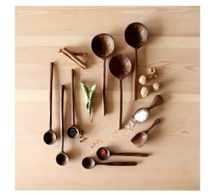 Fabriqué en Inde, écologique, revêtement en résine, passe au lave-vaisselle, 11 pouces, serveurs à salade modernes, cuisine à domicile - Product Image 1