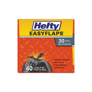 Precio de fábrica: Bolsas de basura multiusos Hefty Easy Flaps, al por mayor, resistencia premium, listas para envío a granel - Product Image 4